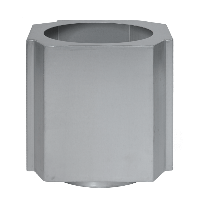 Funki pot XL 70 cm, Brushed Aluminium Louise Roe