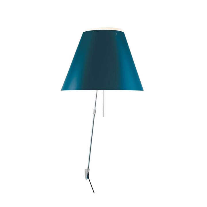 Costanza D13 a muurlamp, petroleum blue Luceplan