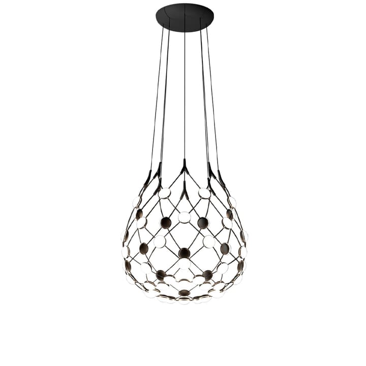 Mesh plafondlamp - zwart, small, snoer 5m - Luceplan