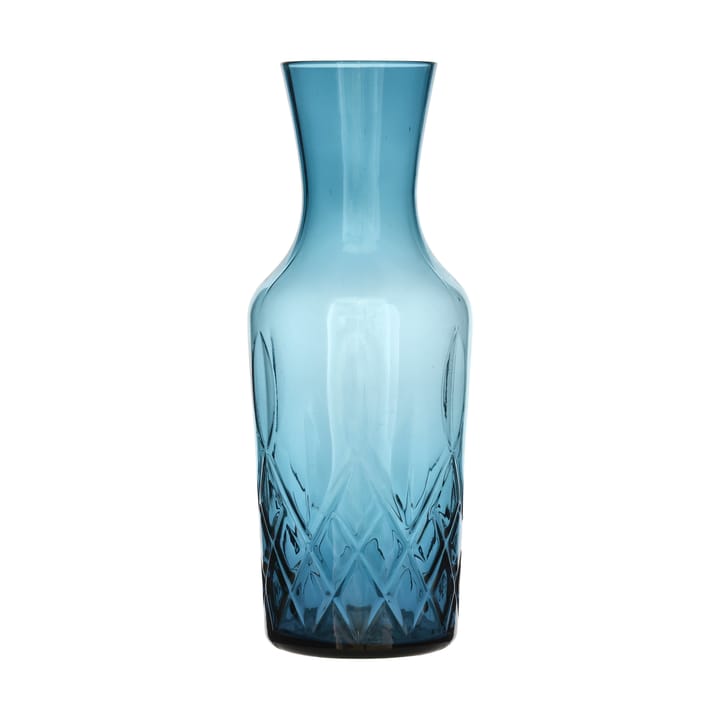 Sorrento waterkaraf 1 L - Blauw - Lyngby Glas