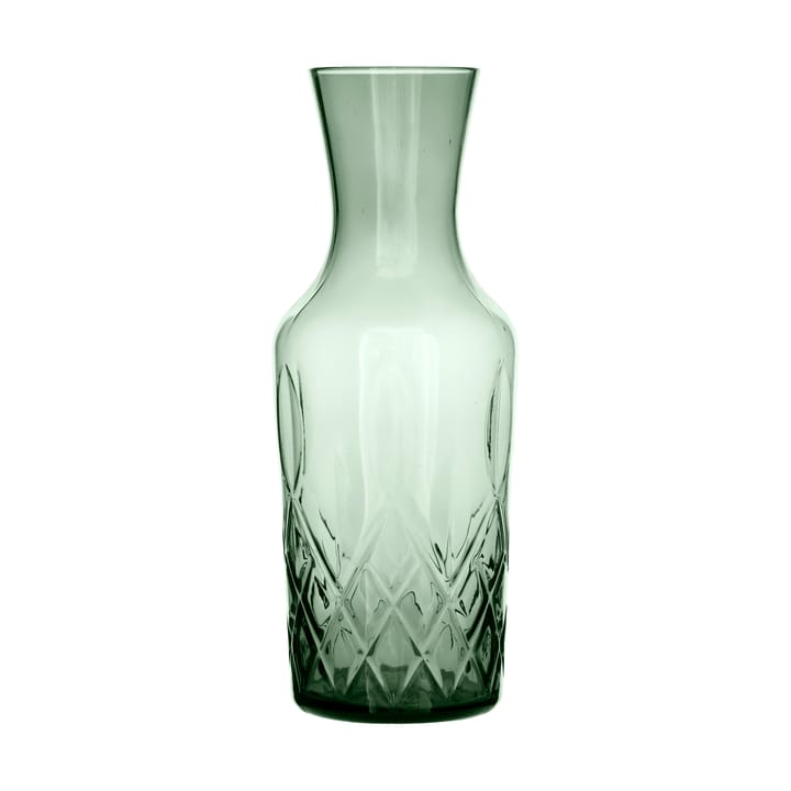 Sorrento waterkaraf 1 liter - Groen - Lyngby Glas