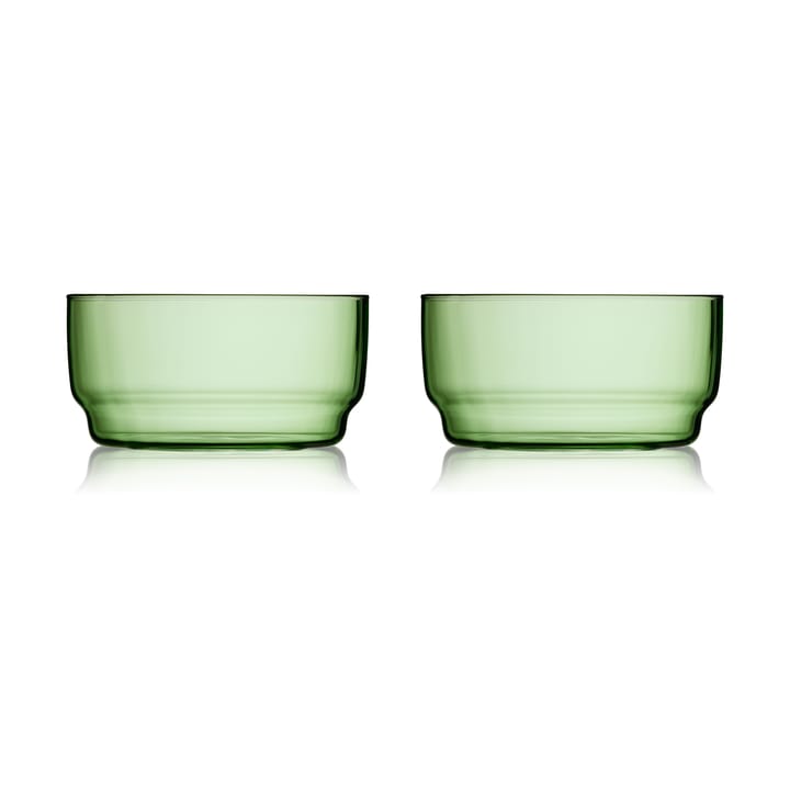 Torino schaal 50 cl 2-pack, Groen Lyngby Glas