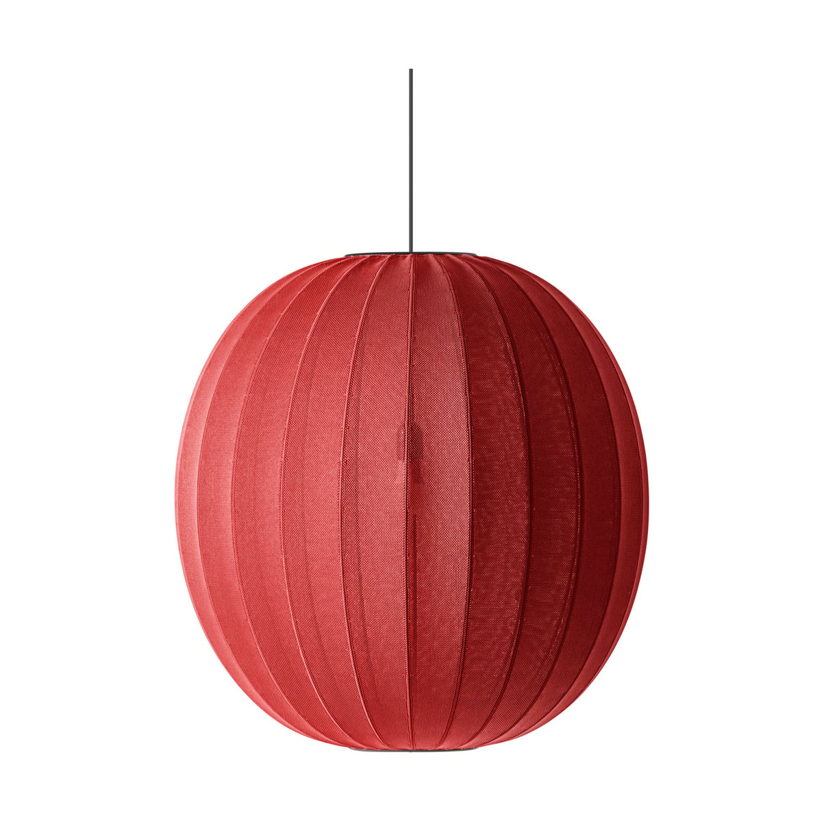 Made By Hand Knit-Wit 75 Round hanglamp Maple red