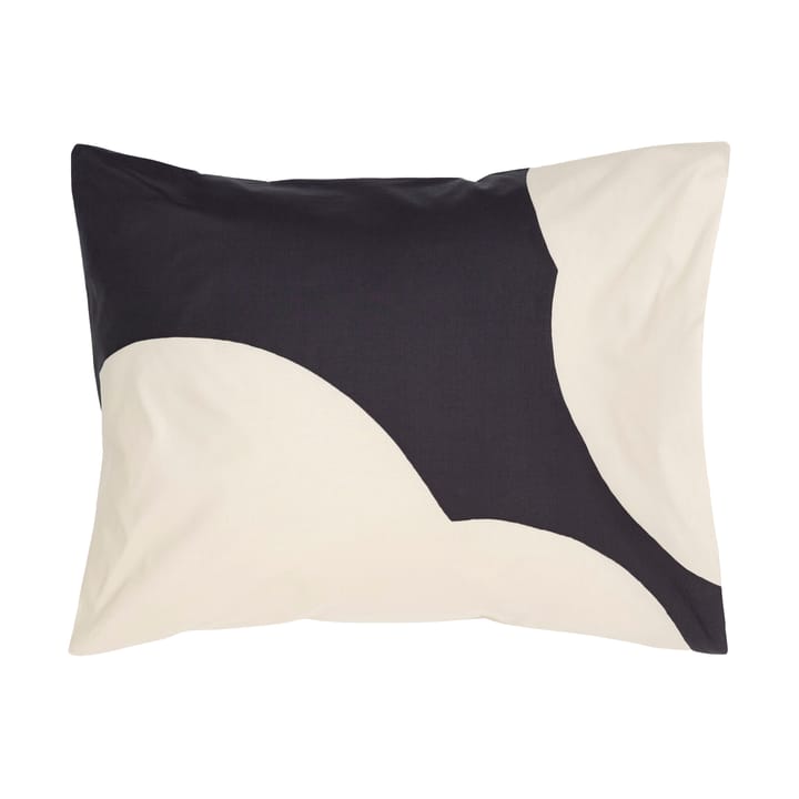 Iso Unikko kussensloop 50x60 cm, Off white-charcoal Marimekko