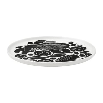 Karhuemo bord Ø20 cm  - Wit-donkergroen - Marimekko