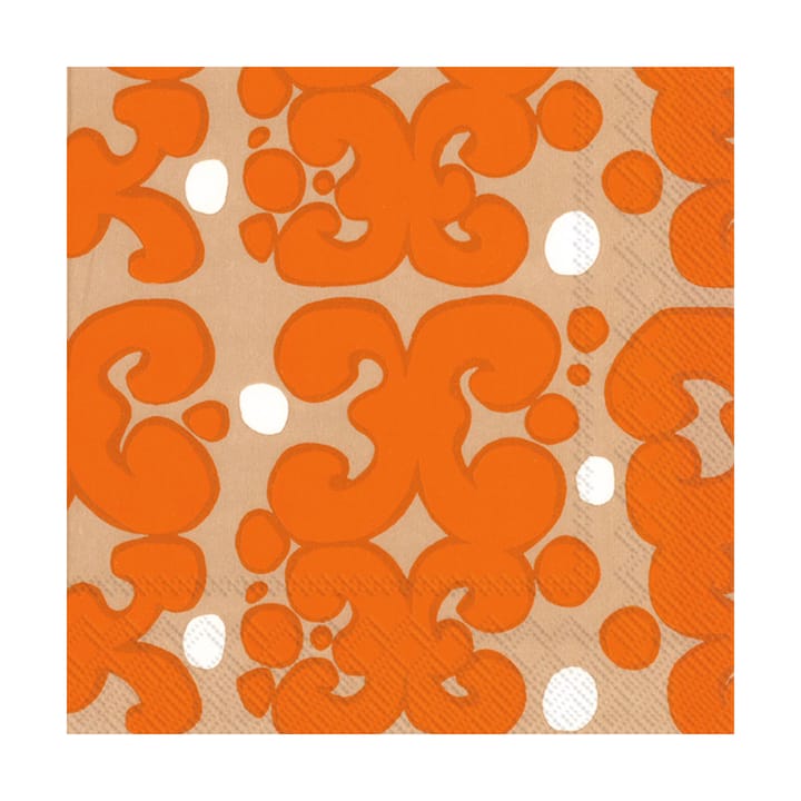 Keidas servet 33x33 cm 20-pack - Oranje - Marimekko