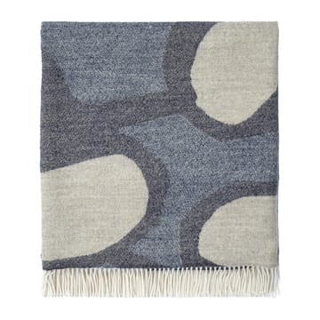 Kevätkiuru wollen plaid - Natuurwit-blauw - Marimekko