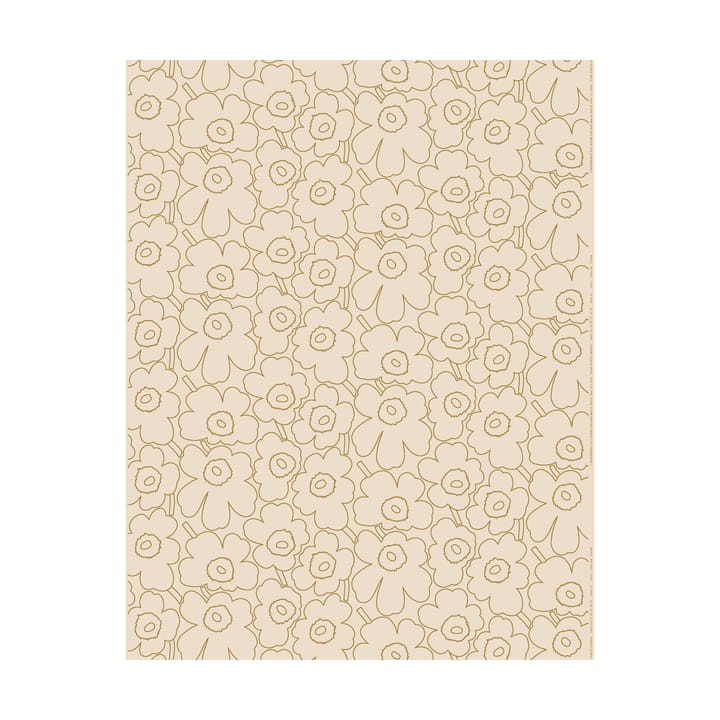 Klein Piirto Unikko stof katoen-linnen - Linen-gold - Marimekko