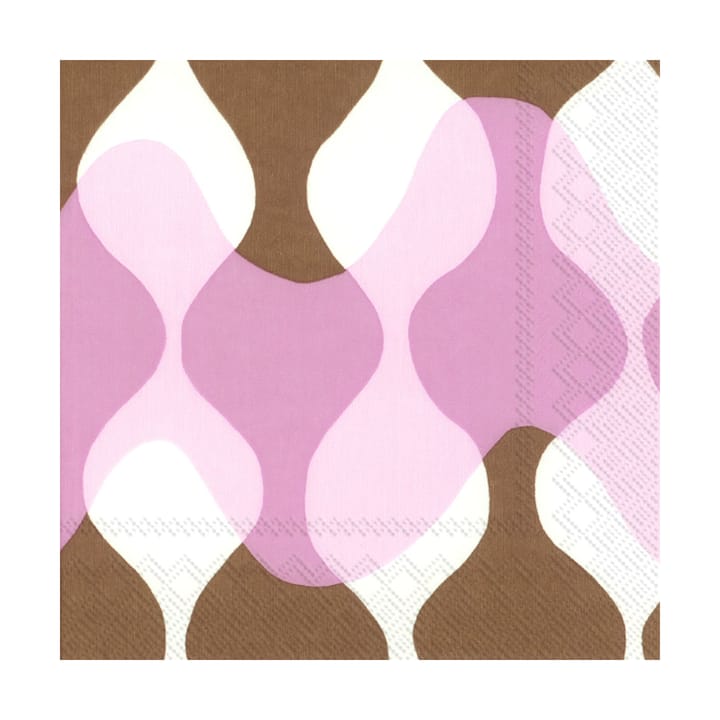 Lokki pergola servet 33x33 cm 20-pack, Rose Marimekko