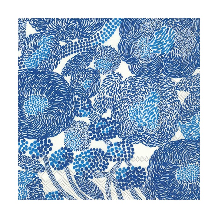 Mynsteri servet 33x33 cm 20-pack, Cream blue Marimekko