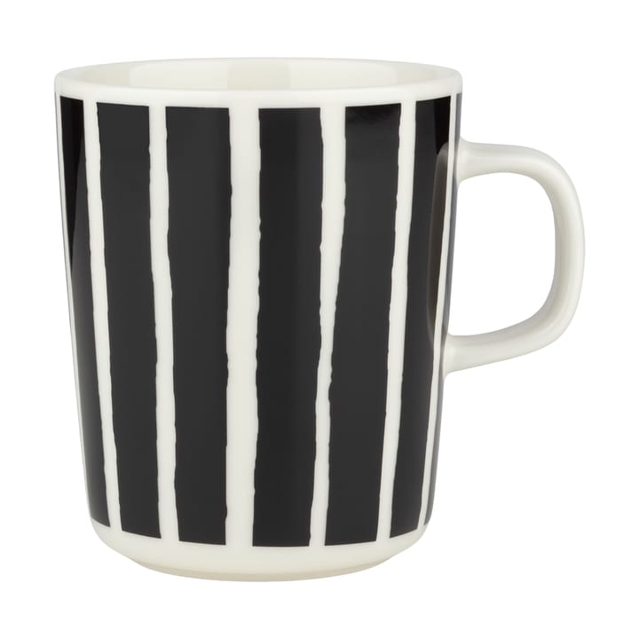 Oiva Piccolo mok 25 cl - White-black - Marimekko