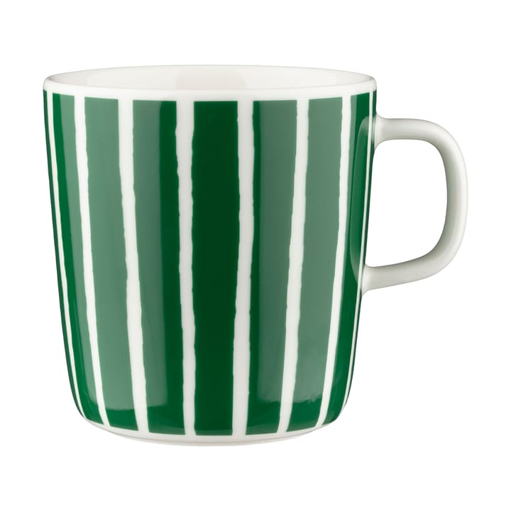 Oiva Piccolo mok 400 ml - Green-White - Marimekko