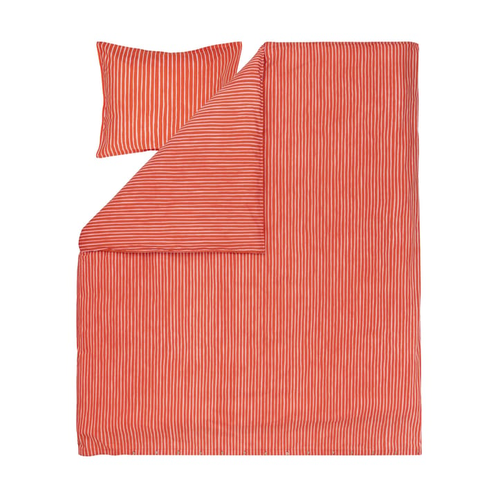 Piccolo dekbedovertrek 240x220 cm - Warm orange-pink - Marimekko