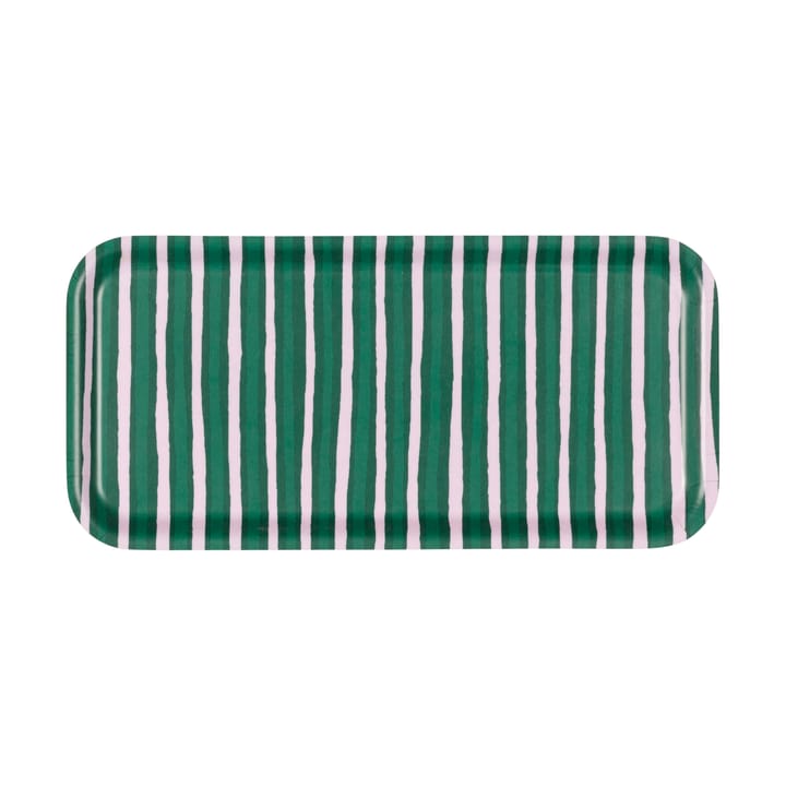 Piccolo dienblad 13,5x27,5 cm - Green - Marimekko