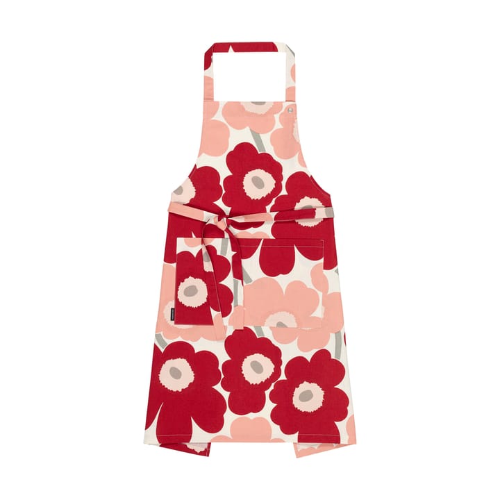 Pieni Unikko schort - Cotton-dark cherry-rosa - Marimekko