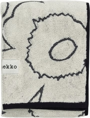 Piirto Unikko handdoek 50x100 cm - Ivory-black - Marimekko