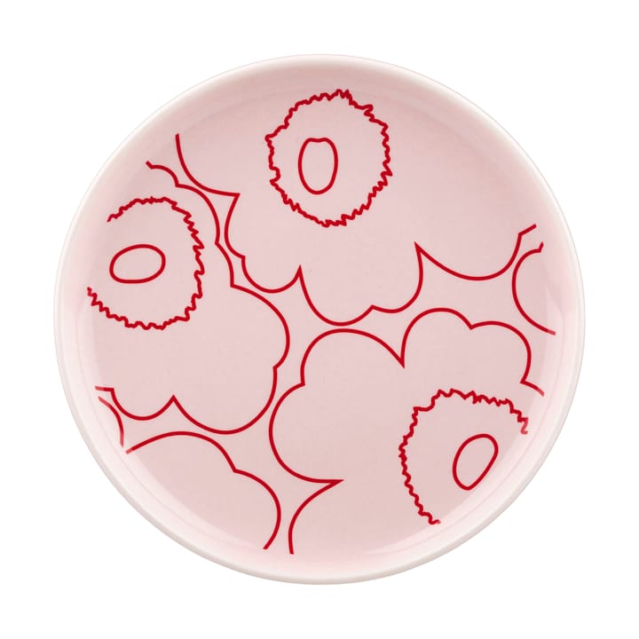 Piirto Unikko Oiva bord Ø13,5 cm - Roze - Marimekko