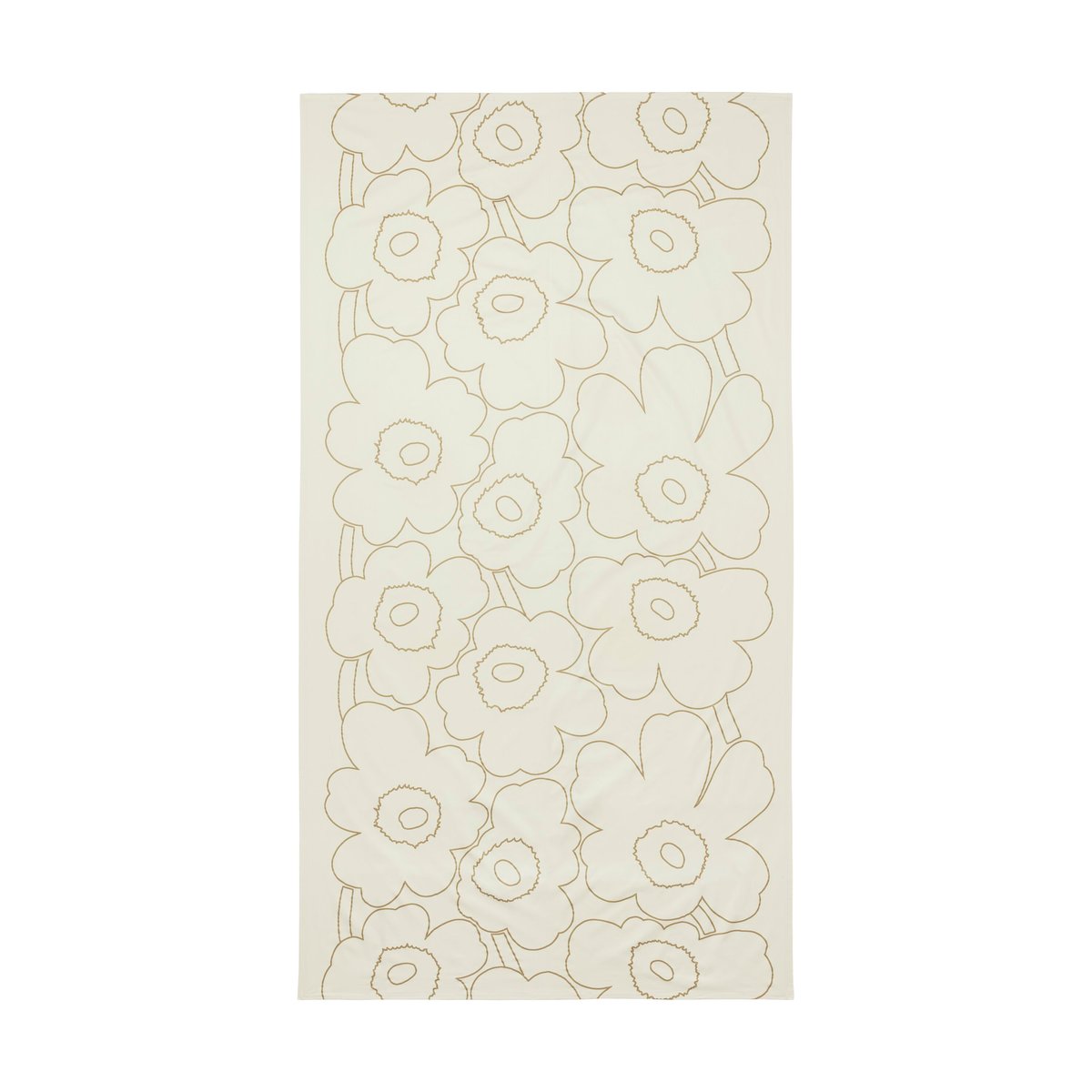 Marimekko Piirto Unikko tafelkleed 135x250 cm Linen- gold