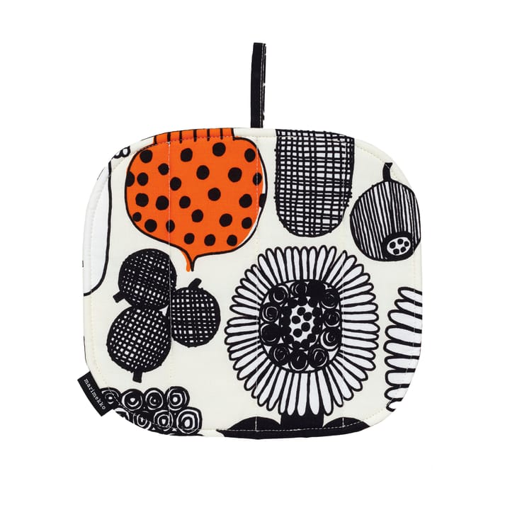 Puutarhurin parhaat theemuts - White-black-orange - Marimekko