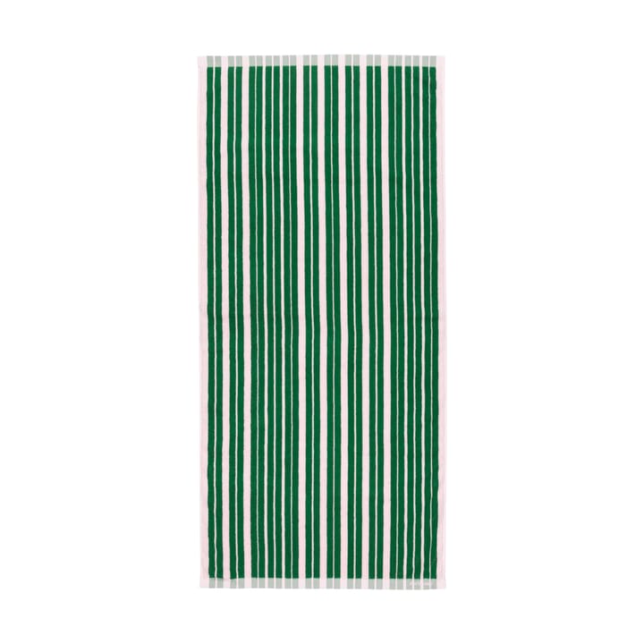 Raide badhanddoek 70x150 cm - Green-light pink - Marimekko