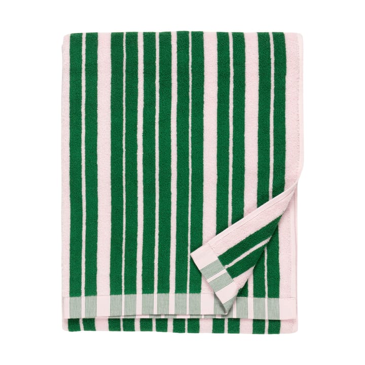 Raide badhanddoek 70x150 cm, Green-light pink Marimekko