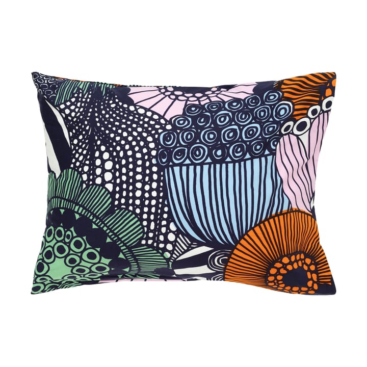 Siirtolapuutarha kussensloop 50x60 cm - White-dark blue-orange - Marimekko