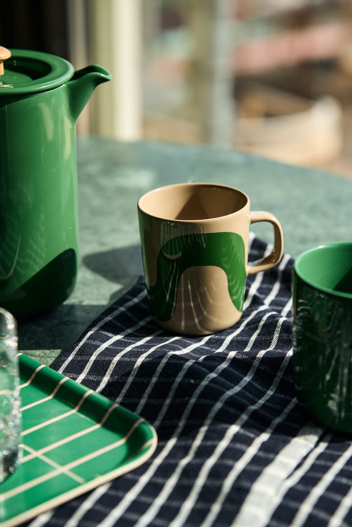 Tiiliskivi mok 40 cl, Dark green Marimekko