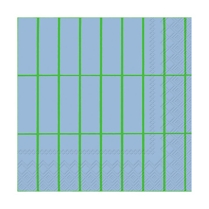 Tiiliskivi servet 33x33 cm 20-pack - Light blue-green - Marimekko