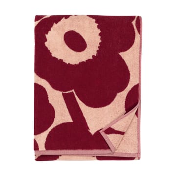 Unikko badhanddoek 70x150 cm - Pink-dark cherry - Marimekko