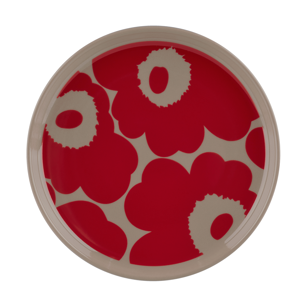 Marimekko Unikko bord Ø13,5 cm Terra-red