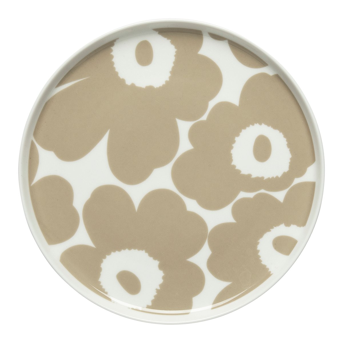 Marimekko Unikko bord beige-wit Ø20 cm