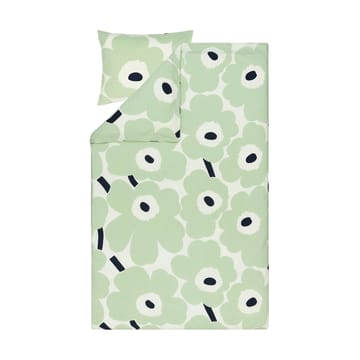 Unikko dekbedovertrek 150x210 cm - Off white-sage-dark blue - Marimekko