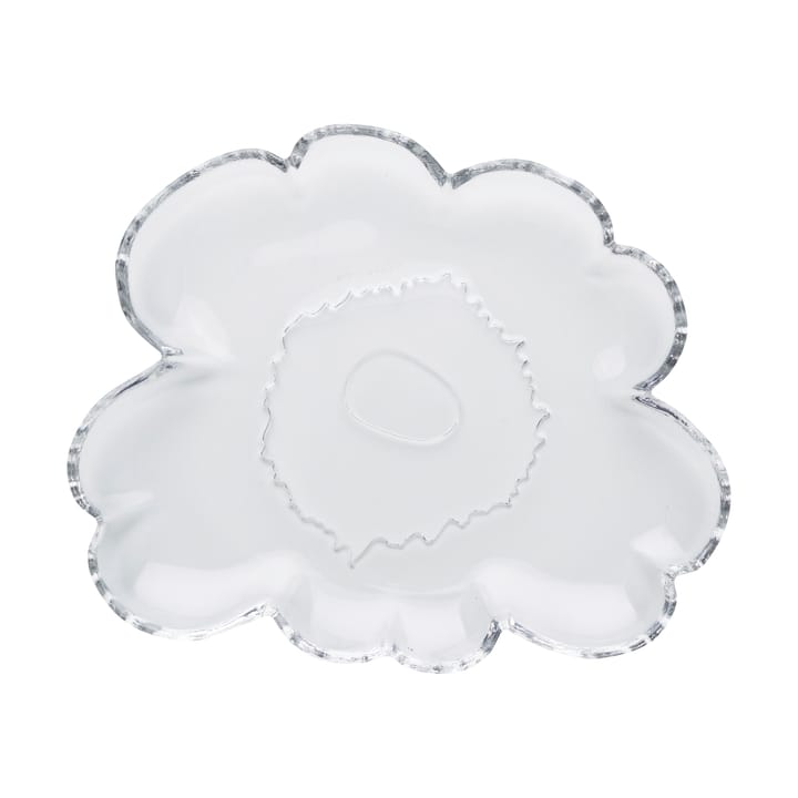 Unikko glazen bord 20 cm - Clear - Marimekko