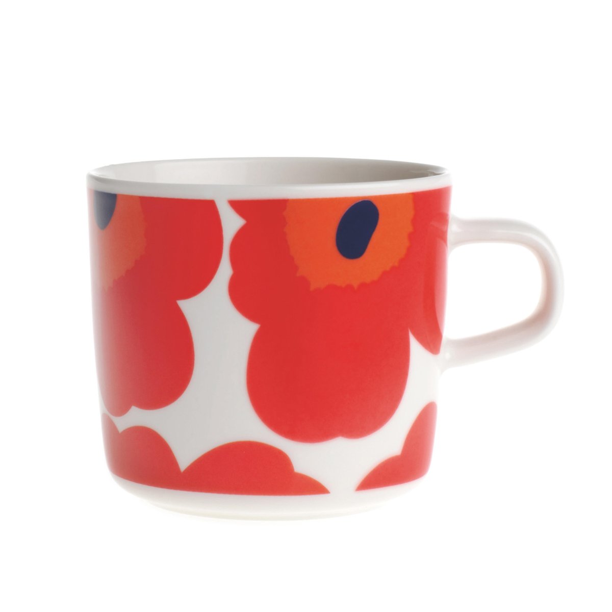 Marimekko Unikko koffiemok 20 cl rood-wit