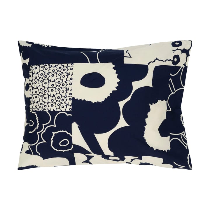 Unikko kollaasi kussensloop 50x60 cm - Off-white-dark blue - Marimekko