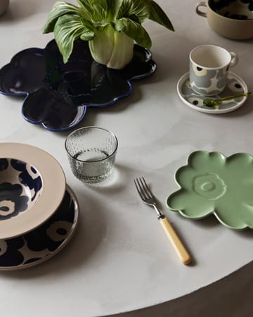 Unikko kom met handvat 5 dl - Terra-dark blue - Marimekko