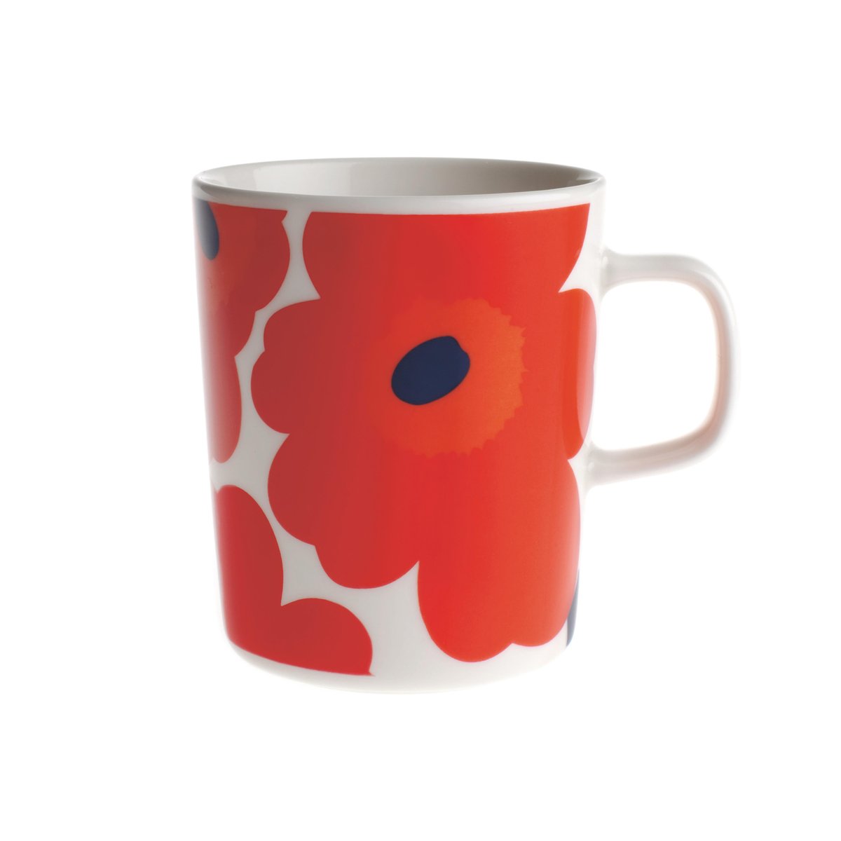 Marimekko Unikko mok 25 cl rood-wit