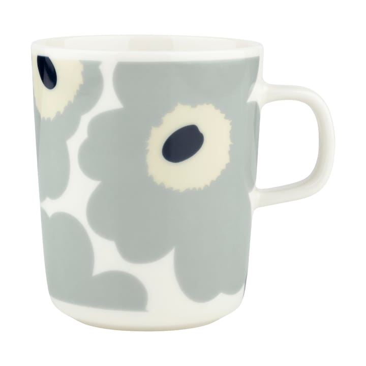 Unikko mok 25 cl - White-light grey-sand-dark blue - Marimekko