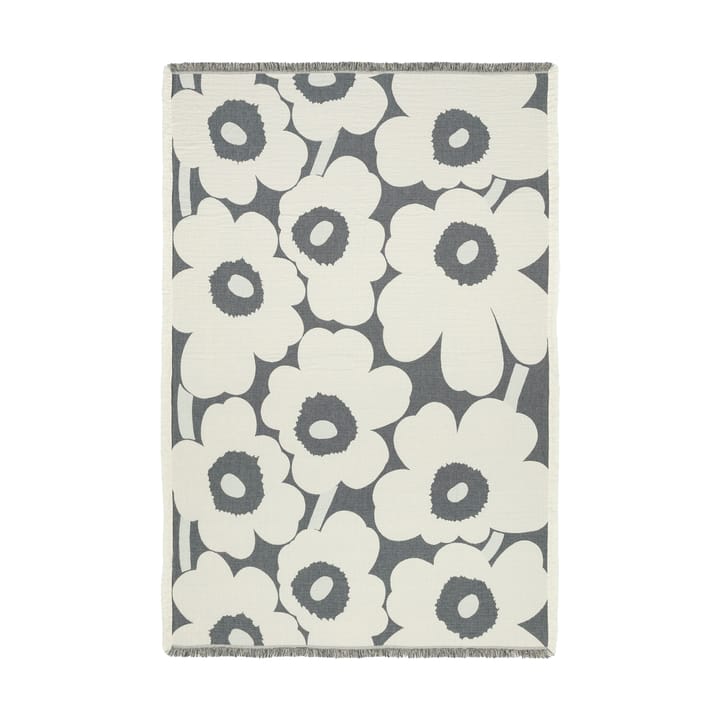 Unikko plaid 150x220 cm, Off white-charcoal-sand Marimekko