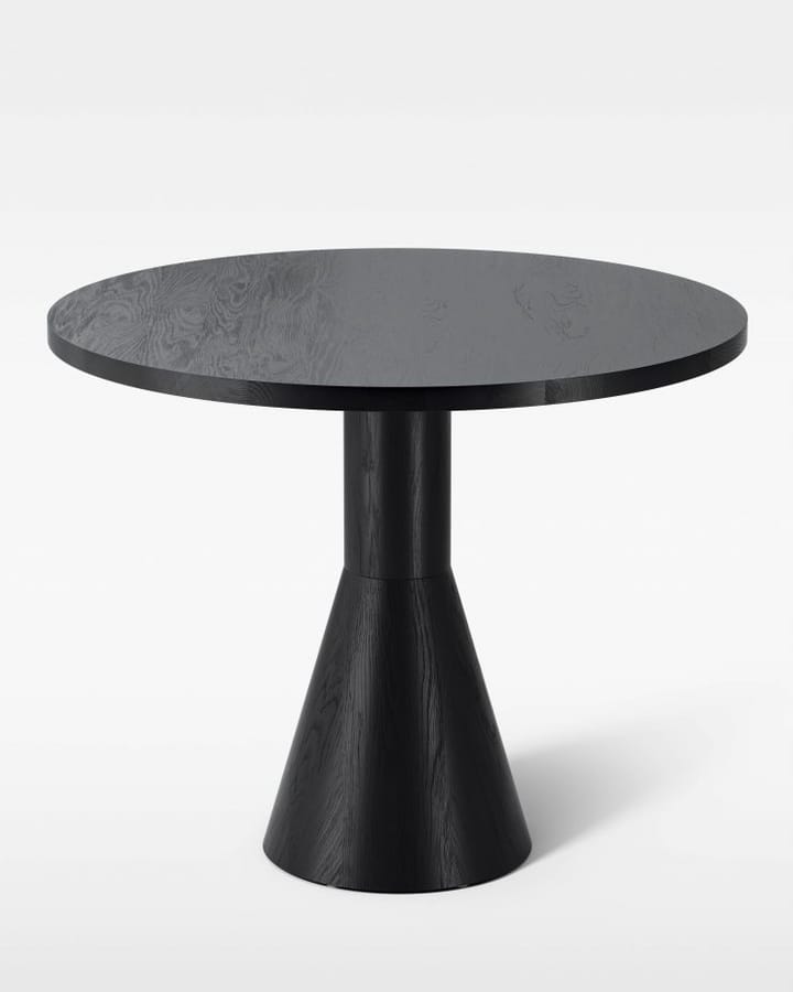 Draft eettafel Ø88 cm
, Zwartgebeitst essenhout Massproductions