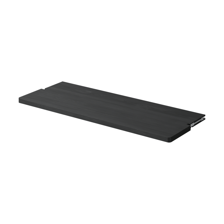 Gridlock Deep Shelf W800 plank - Black stained Ash - Massproductions