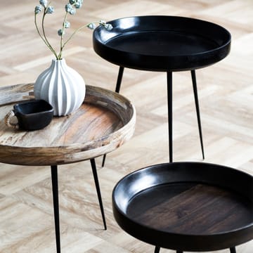 Bowl Large tafel - mango zwart, zwart onderstel - Mater