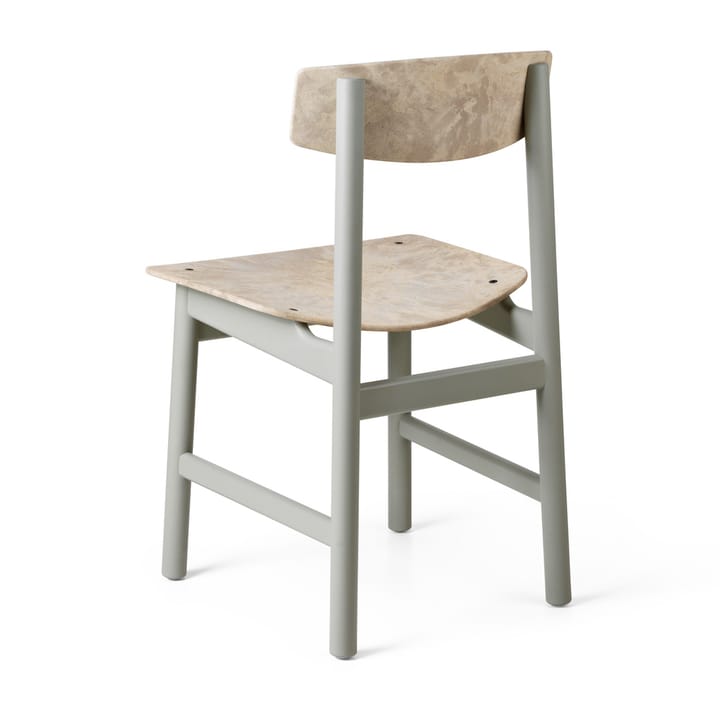 Conscious BM3162 stoel, Grey beech-wood waste grey Mater