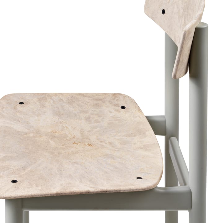 Conscious BM3162 stoel, Grey beech-wood waste grey Mater