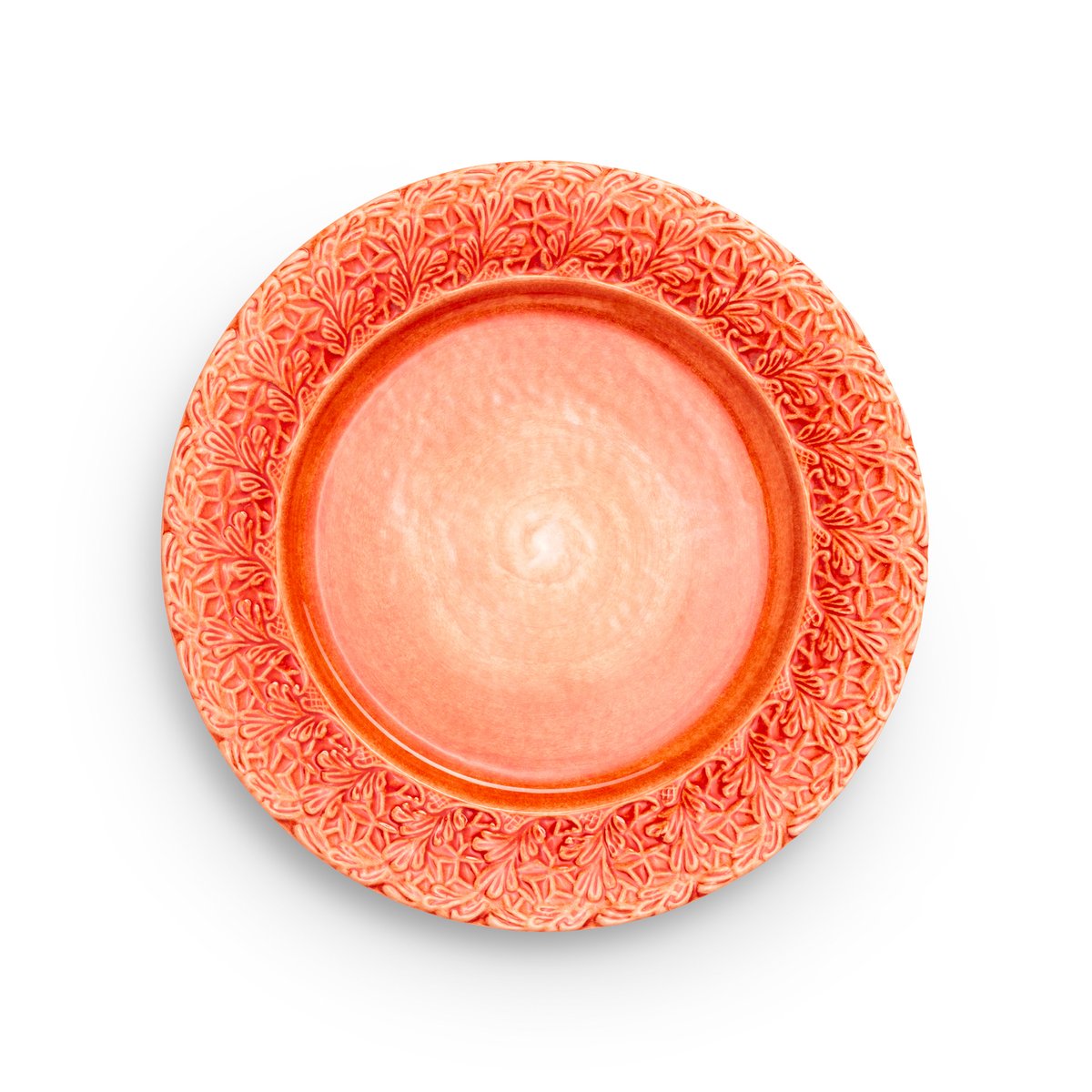 Mateus Lace bord, 25 cm Oranje