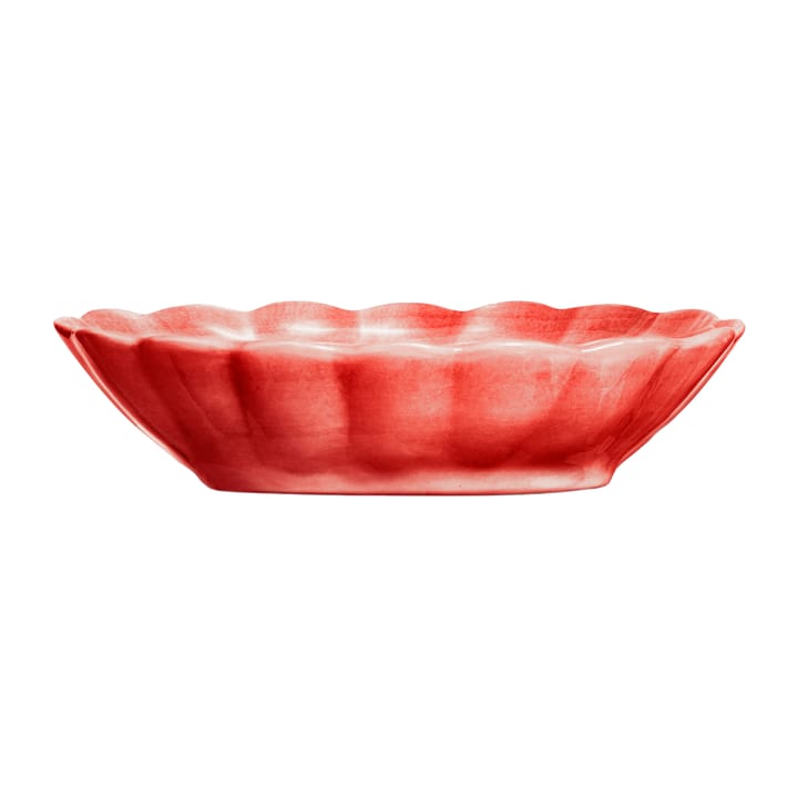 Oyster schaal 18x23 cm - Rood - Mateus