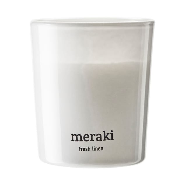 Meraki geurkaars 12 uur 2-pack, Fresh Linen Meraki