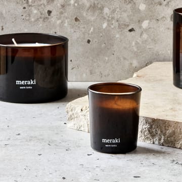 Meraki geurkaars 12 uur 2-pack - Warm tonka - Meraki