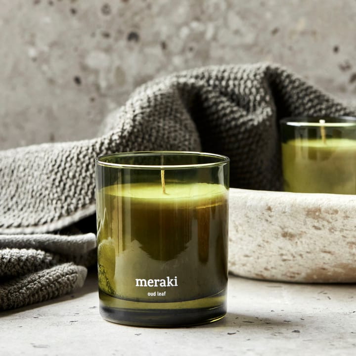 Meraki geurkaars, 35 uur, Oud leaf Meraki