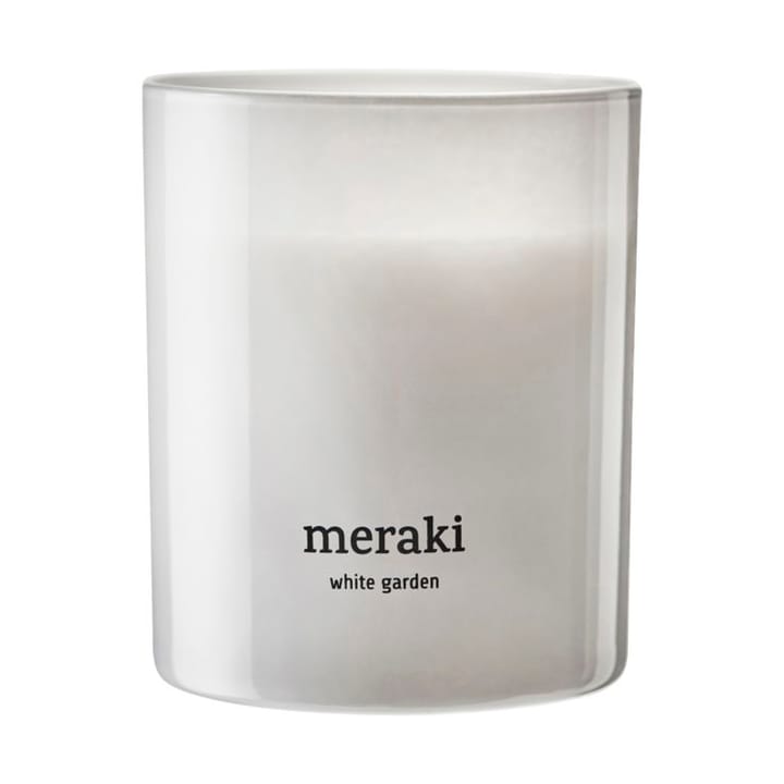 Meraki geurkaars, 35 uur - White garden - Meraki